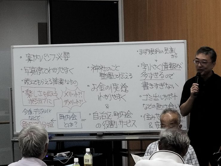 まとめのホワイトボード