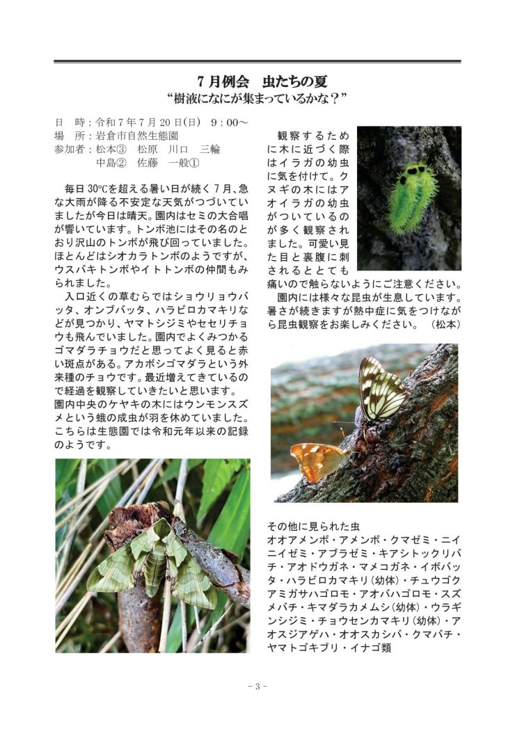みぢかな自然第402号 3