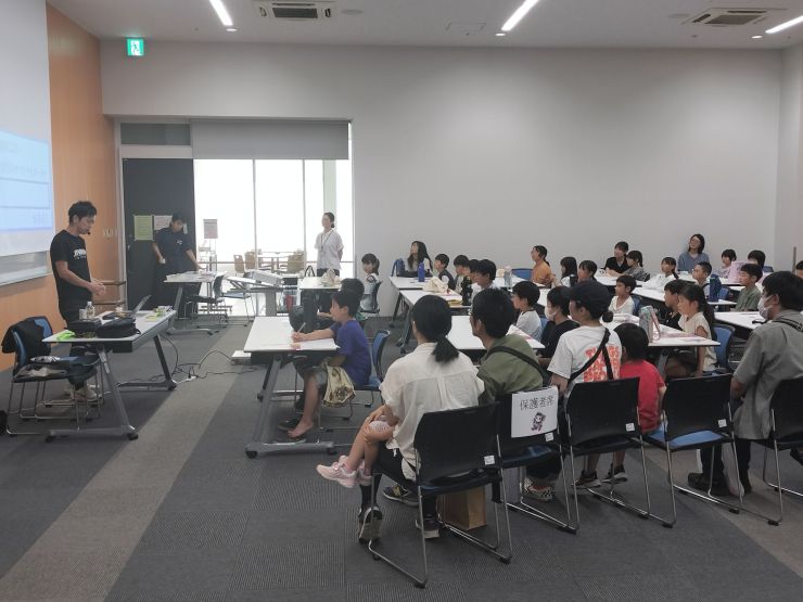 いわくらヨーヨー講座の様子