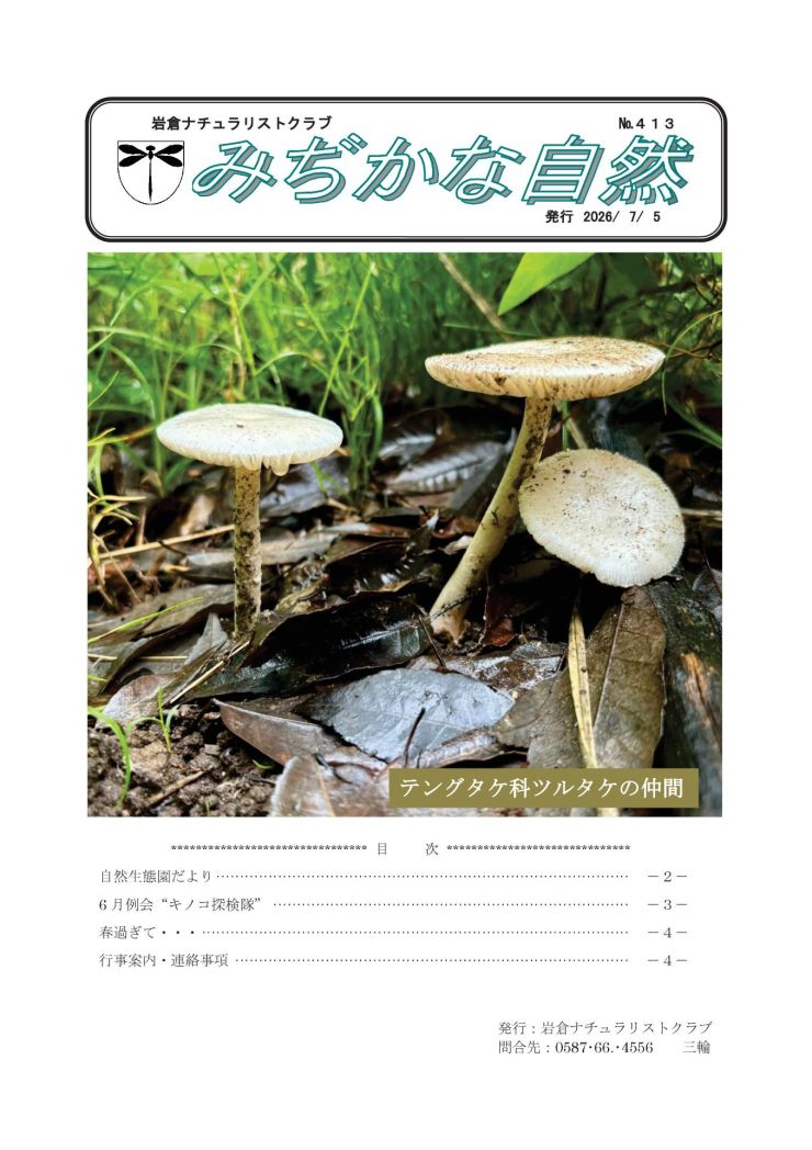 みぢかな自然第413号 1