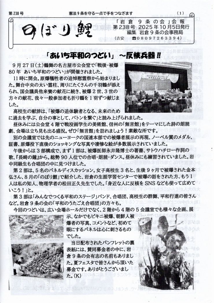  のぼり鯉 238号 1